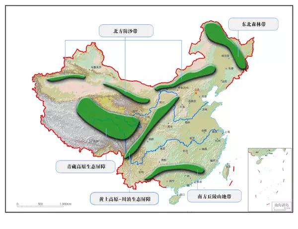 我國的各種自然資源圖