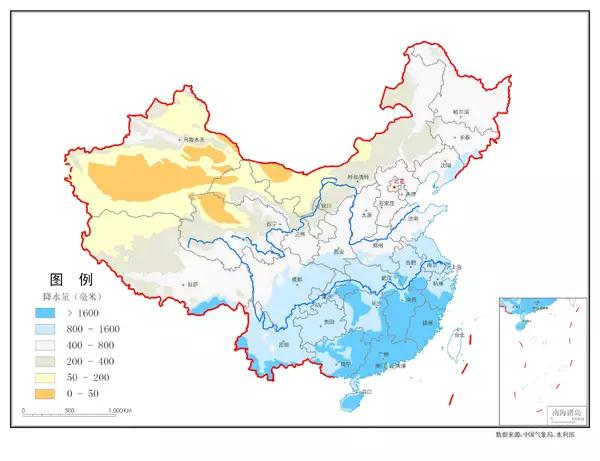 我國的各種自然資源圖