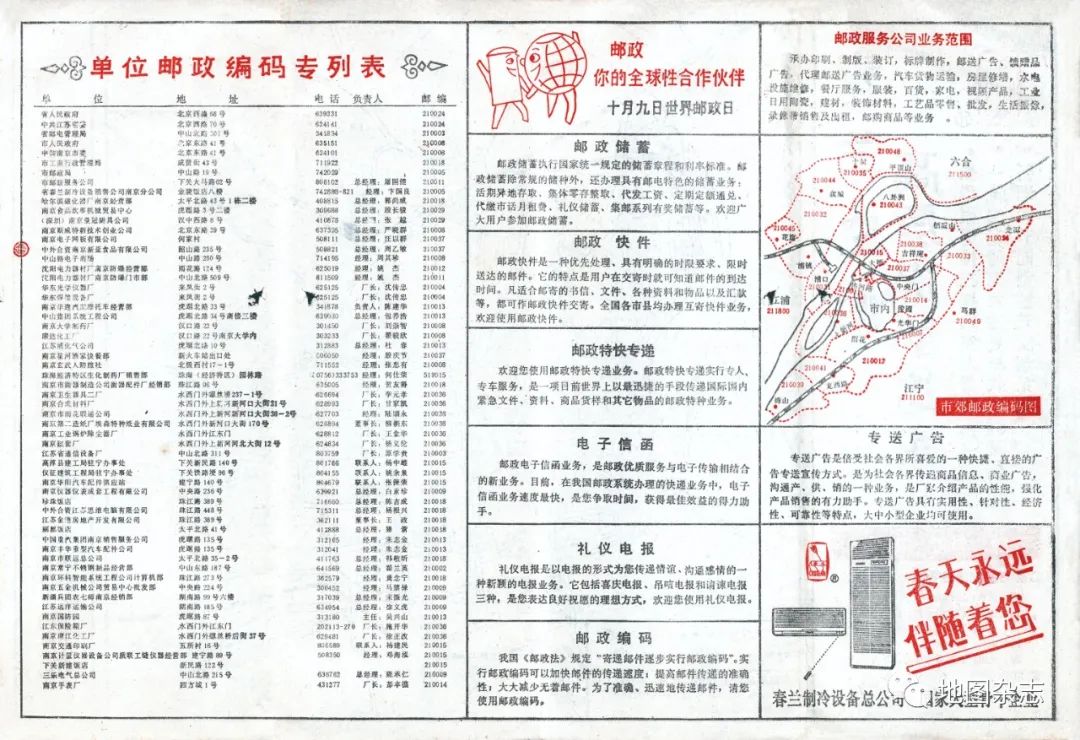 郵政發展的地圖記憶