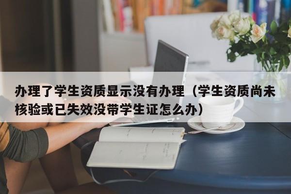 辦理了學生資質顯示沒有辦理（學生資質尚未核驗或已失效沒帶學生證怎么辦）