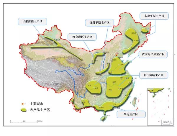 我國的各種自然資源圖