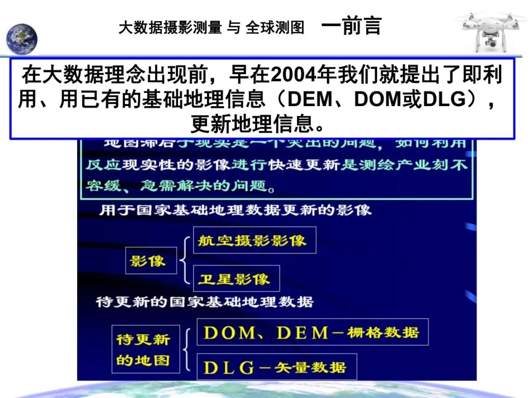 大數(shù)據(jù)攝影測(cè)量與全球測(cè)圖