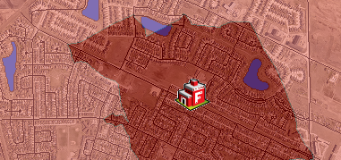 等時線圖：如何使用ArcGIS網絡分析師找到服務區域