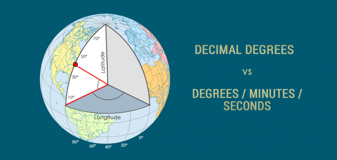 度/分/秒（DMS）與十進制度（DD）