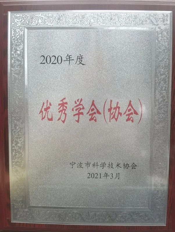 寧波市測繪與地理信息學(xué)會獲評寧波市科協(xié)2020年度“優(yōu)秀學(xué)會”