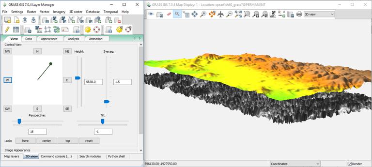 GRASS GIS–地理資源分析支持系統