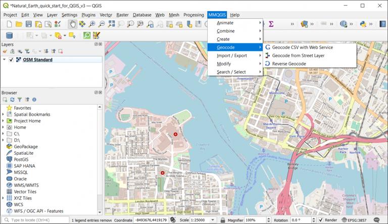 QGIS 地理編碼：將地址轉換為點