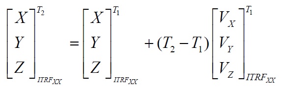 ITRF框架轉換程序實現的理論