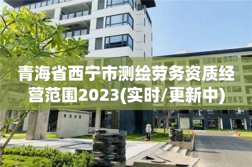 青海省西寧市測繪勞務資質經營范圍2023(實時/更新中)