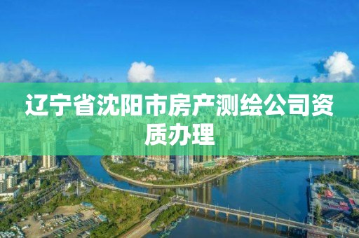 遼寧省沈陽市房產測繪公司資質辦理