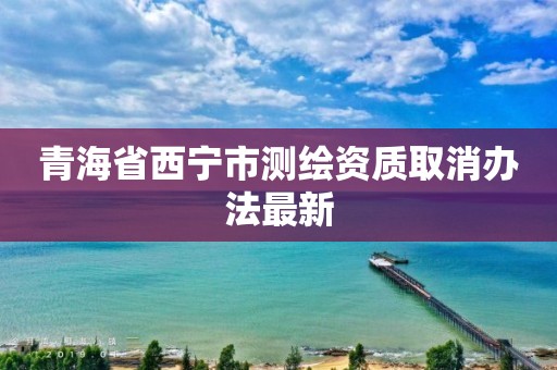 青海省西寧市測繪資質取消辦法最新