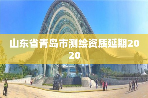 山東省青島市測繪資質延期2020