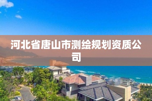 河北省唐山市測(cè)繪規(guī)劃資質(zhì)公司