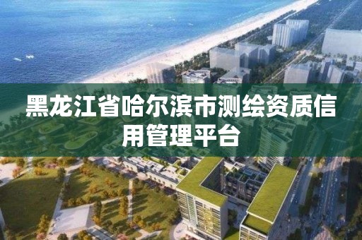 黑龍江省哈爾濱市測繪資質信用管理平臺