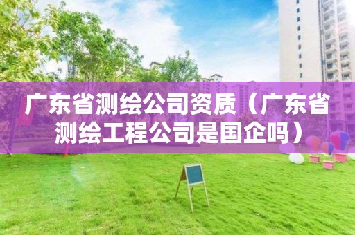 廣東省測繪公司資質(zhì)（廣東省測繪工程公司是國企嗎）