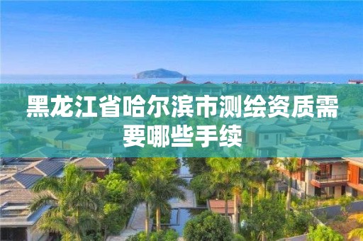 黑龍江省哈爾濱市測(cè)繪資質(zhì)需要哪些手續(xù)