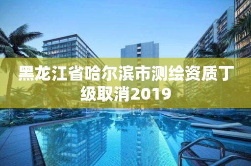 黑龍江省哈爾濱市測繪資質丁級取消2019