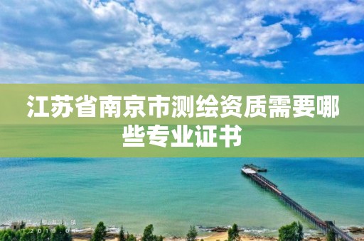 江蘇省南京市測繪資質需要哪些專業證書