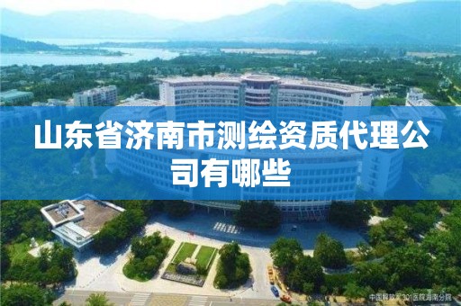 山東省濟南市測繪資質代理公司有哪些