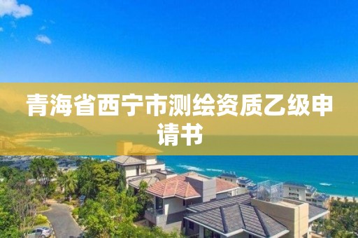 青海省西寧市測繪資質乙級申請書