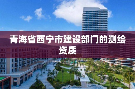 青海省西寧市建設部門的測繪資質