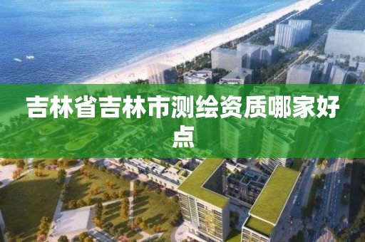 吉林省吉林市測繪資質哪家好點