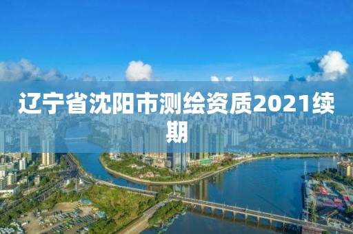 遼寧省沈陽市測繪資質2021續期