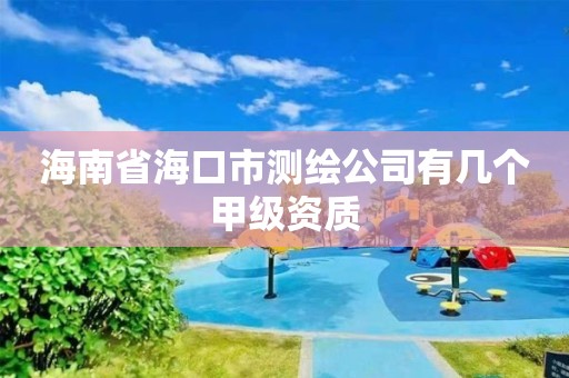 海南省海口市測繪公司有幾個甲級資質(zhì)