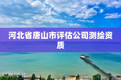 河北省唐山市評估公司測繪資質