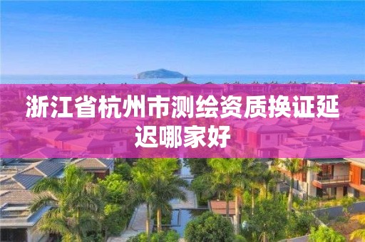 浙江省杭州市測繪資質換證延遲哪家好