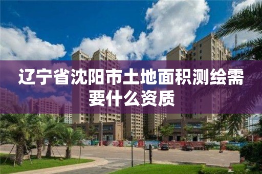 遼寧省沈陽市土地面積測繪需要什么資質