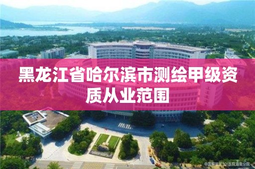 黑龍江省哈爾濱市測繪甲級資質從業范圍