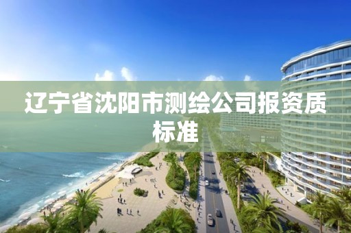 遼寧省沈陽市測繪公司報資質標準