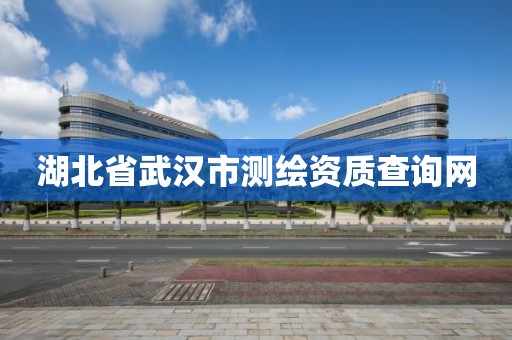 湖北省武漢市測繪資質查詢網