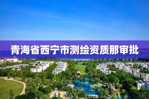 青海省西寧市測繪資質那審批