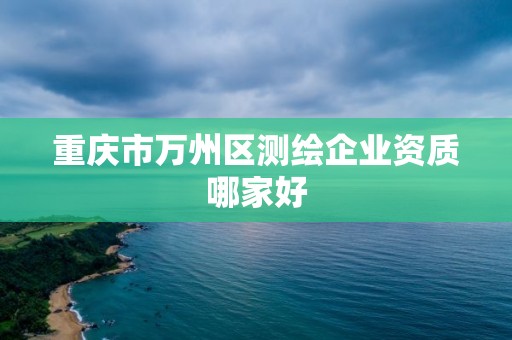 重慶市萬州區(qū)測繪企業(yè)資質哪家好