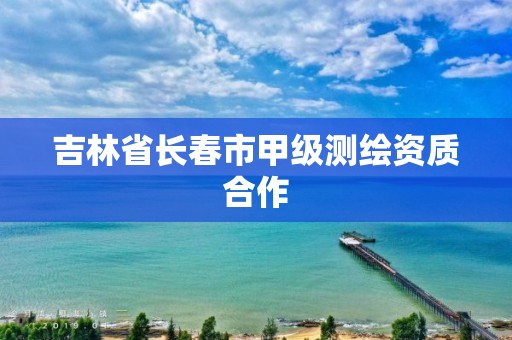 吉林省長春市甲級測繪資質合作