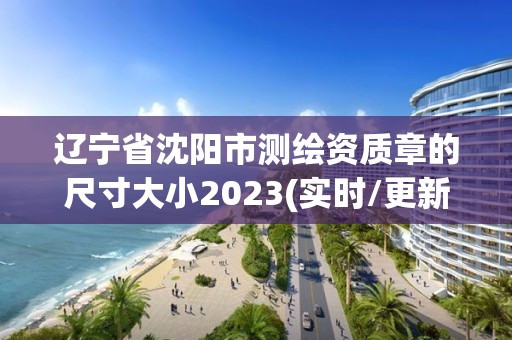 遼寧省沈陽市測繪資質章的尺寸大小2023(實時/更新中)