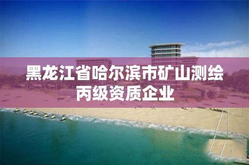 黑龍江省哈爾濱市礦山測繪丙級資質(zhì)企業(yè)