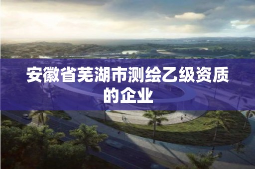 安徽省蕪湖市測繪乙級資質的企業