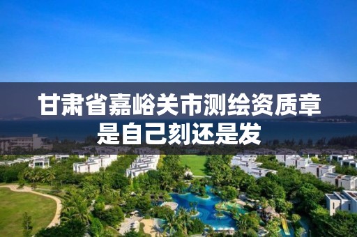 甘肅省嘉峪關市測繪資質章是自己刻還是發