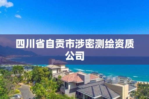 四川省自貢市涉密測繪資質公司