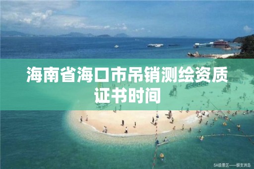 海南省海口市吊銷測繪資質(zhì)證書時(shí)間