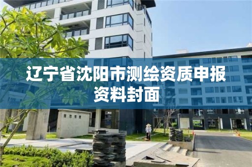 遼寧省沈陽市測繪資質(zhì)申報資料封面