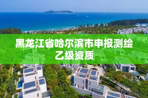 黑龍江省哈爾濱市申報測繪乙級資質