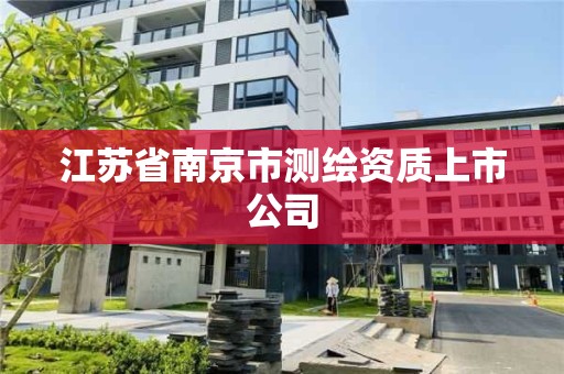 江蘇省南京市測繪資質(zhì)上市公司