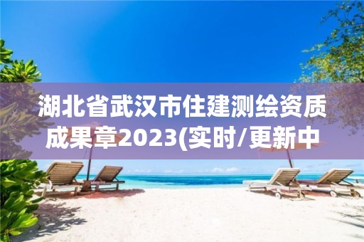 湖北省武漢市住建測(cè)繪資質(zhì)成果章2023(實(shí)時(shí)/更新中)