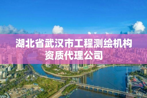 湖北省武漢市工程測繪機構(gòu)資質(zhì)代理公司