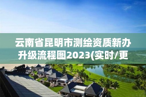 云南省昆明市測繪資質新辦升級流程圖2023(實時/更新中)