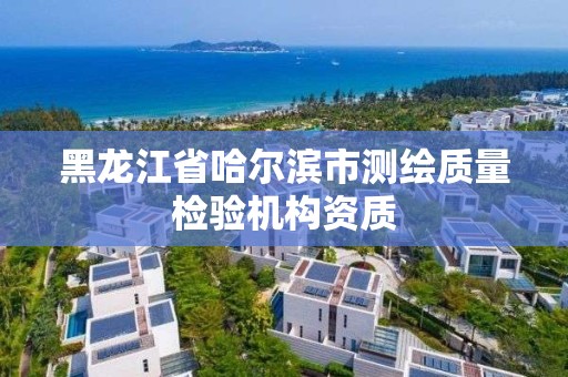 黑龍江省哈爾濱市測繪質量檢驗機構資質